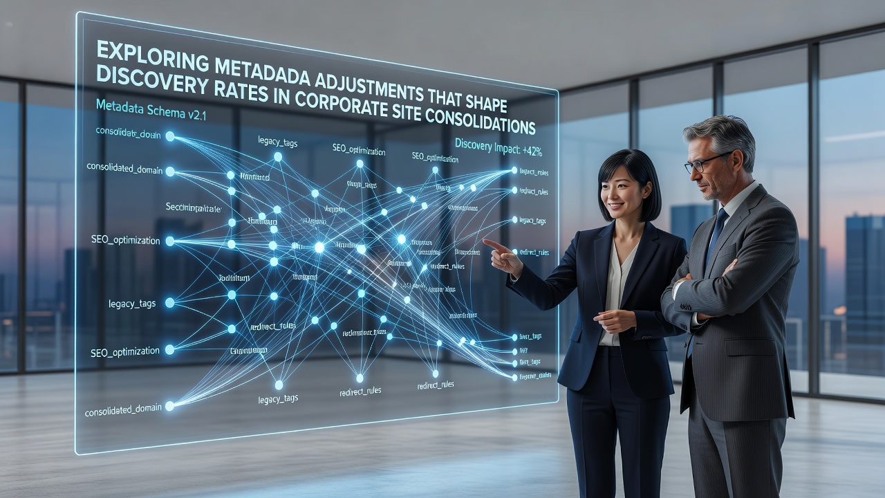 Exploring Metadata Adjustments That Shape Discovery Rates in Corporate Site Consolidations